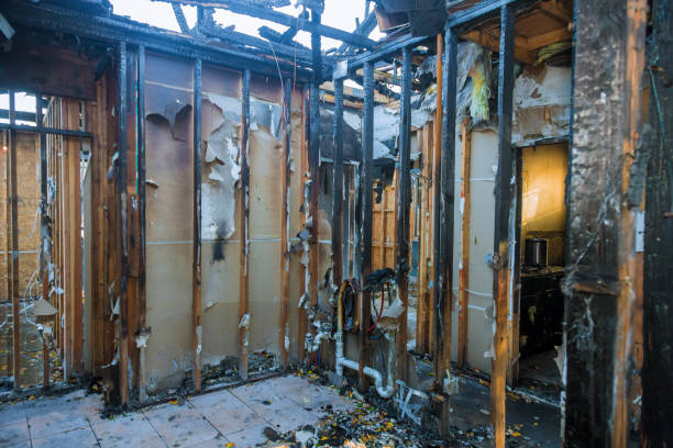 Professional Fire Damage Removal technician working in New Martinsville, WV